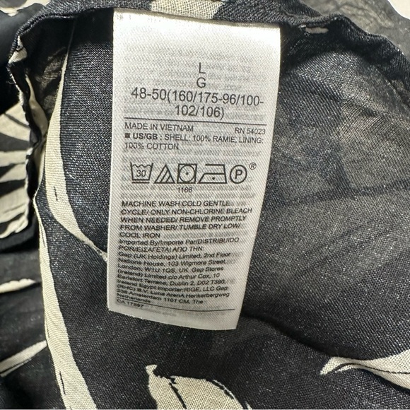 Banana Republic fino ramie maxi Dress size Large linen/cotton - Picture 8 of 10